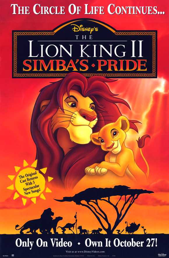 مشاهدة فيلم The Lion King 2 Simba’s Pride 1998 مترجم