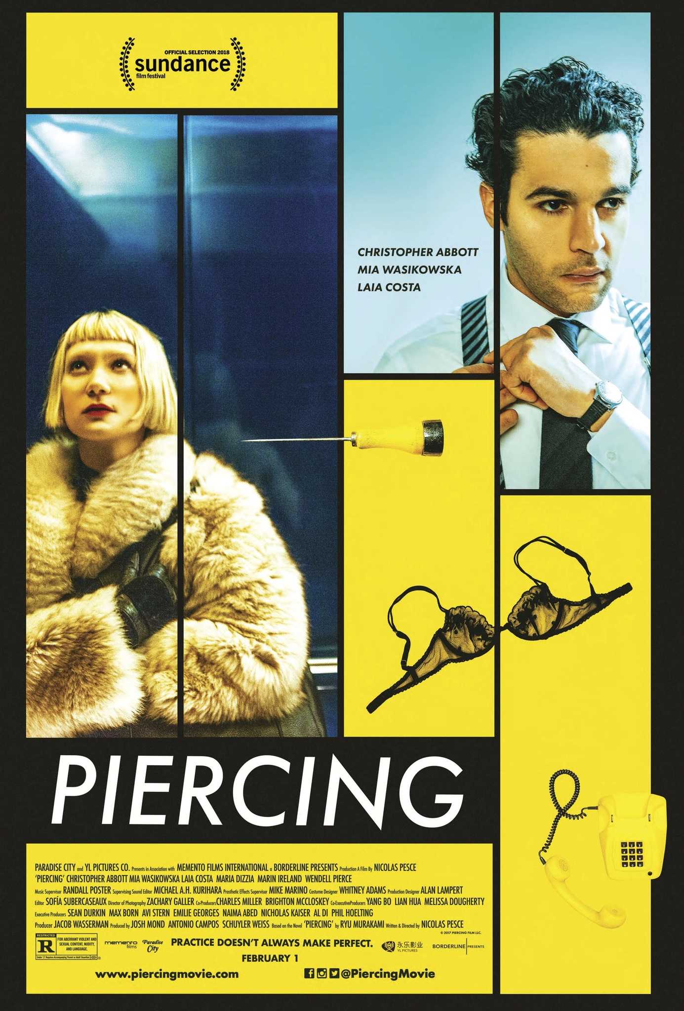 مشاهدة فيلم Piercing 2018 مترجم